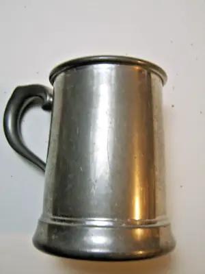 Vintage Shirley Williamsburg Virginia Pewter Tankard Stein Mug 5  Handmade #3 • $39.99