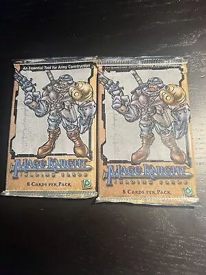 Lot Of 2 Mage Knight Booster Packs (8 Cards Per Pack) Trading Cards 2001 Wizkids • $12.95