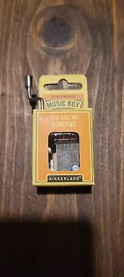$5.75 • Buy Kikkerland Boite A Musique  You Are My Sunshine  Crank Music Box Gift Miniature