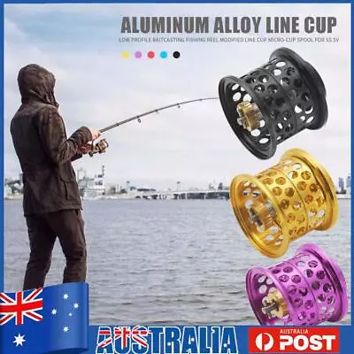 Aluminum Alloy Low Profile Casting Fishing Reel Modify Line Cup For DAIWA Steez • $25.09