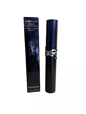 YSL LASH CLASH Mascara Volume Extreme NOIR BLACK 0.3oz/ 9ml NEW IN BOX • $24