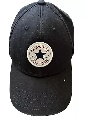 CONVERSE All Star Summer Logo Black Merch Baseball-SportsCap - Black- Adjustable • $9.60