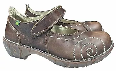 El Naturalista Yggdrasil Womens  Mary Jane Shoes Green Size 38 (US 8) • $19.99