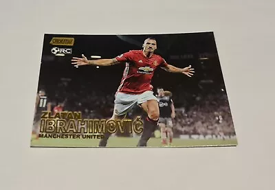 2016 Topps Stadium Club Premier League Gold Foil Zlatan Ibrahimovic  • $100