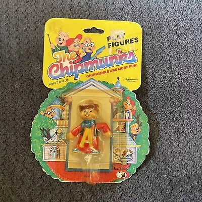 Vintage The Chipmunks Ideal Alvin Cowboy Figure BV8 • $12