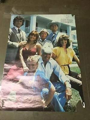 The Ewings Of Dallas Vintage 1980 Poster 28” X 20” • £12.39