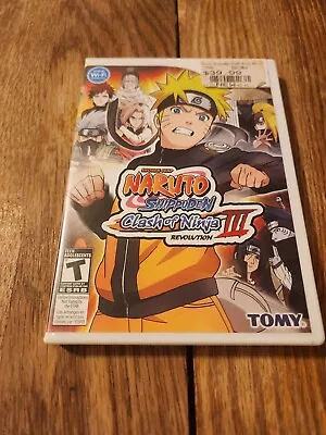 Naruto Shippuden: Clash Of Ninja Revolution III (Nintendo Wii 2009) Complete VG • $13.95