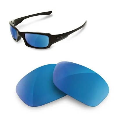 Newpolar Polarized Replacement Lenses For Oakley  Fives Squared Blue Mirror • $19
