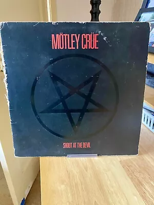 Motley Crue - Shout At The Devil LP (1983 Elektra – 60289-1 1st Press) • $14.50