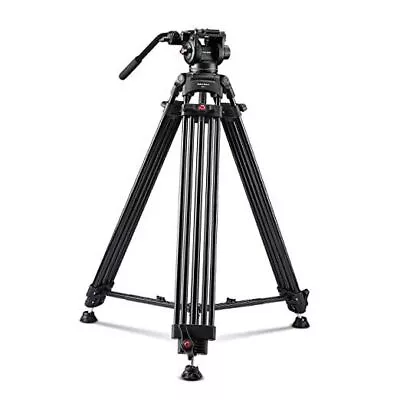 RAUBAY 70.8  Professional Heavy Duty Video Camera Tripod With Fluid Head • $139.99