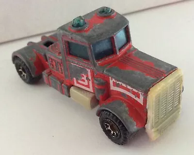 Matchbox Convoy Peterbilt Fire Dept Truck/Hauler 1984 • $4