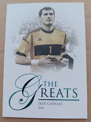 Iker Casillas Unique World Football 2023 24 The Greats Turquoise 02 / 40 • £6.85