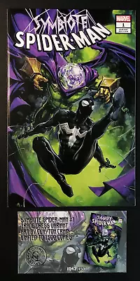 Symbiote Spider-Man #1 (2019) MCU Premiere Of Series Ltd. Crain VARIANT W/COA! • $0.99