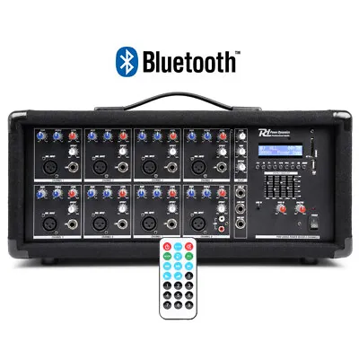 £155 • Buy 4 Channel 800w Bluetooth Mixer Amplifier With Remote For Live PA Stage DJ Bands