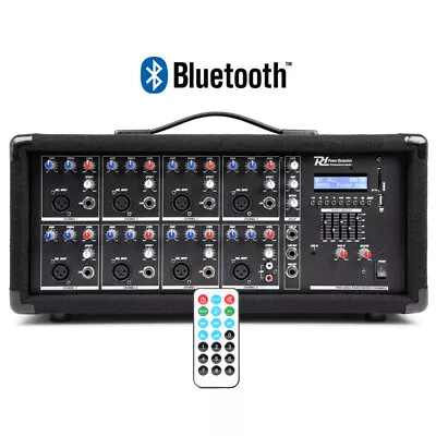 4 Channel 800w Bluetooth Mixer Amplifier With Remote For Live PA Stage DJ Bands • £155