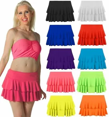 £4.39 • Buy Women Rara Skirt Hen Party Ladies Mini Skirt Rah Rah Ra-ra Short Sexy Tutu Dance