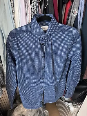 Eton Men’s Dress Shirt Super Slim 38 / 15 • $34