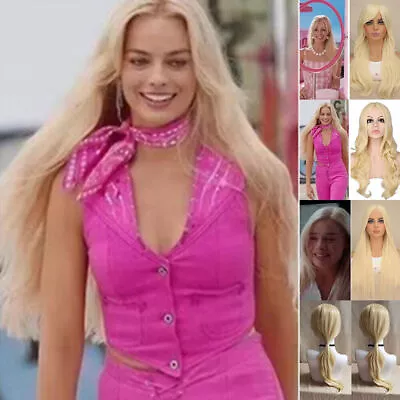 Barbie Light Blonde Cosplay Wig Halloween Party Prop Role Play Girls Gift New우 • $18.80