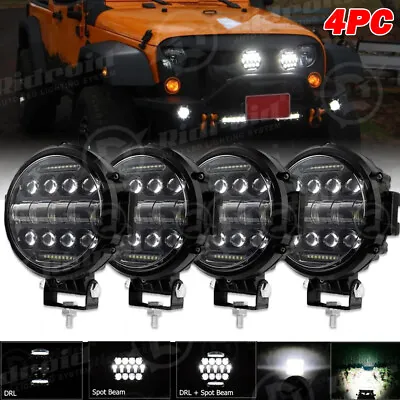 4PCS 6 Inch Round 240W LED Work Light Pods Spot Fog Lamp Offroad Driving Car 4WD • $129.99