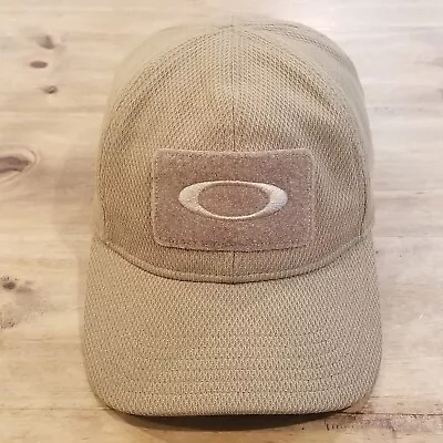 Oakley Hat Cap Size S/M Flex Stretch Fitted Brown Patch Performance • $22.45