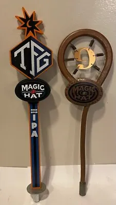 2 MAGIC HAT BREWING COMPANY  No. 9  BEER TAP HANDLE 13  Plus TFG IPA • $35