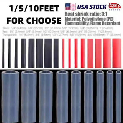 Heat Shrink Tubing Marine 3:1 Wire Wrap Insulation Cable Sleeves Tube Assortment • $12.19