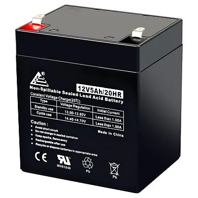 12V 5AH SLA Battery For Casil CA1240 Alarm Control System • $24.99