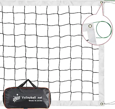 Professional Volleyball Net Outdoor Heavy Duty Steel Cable Replacement Practice  • $54.47
