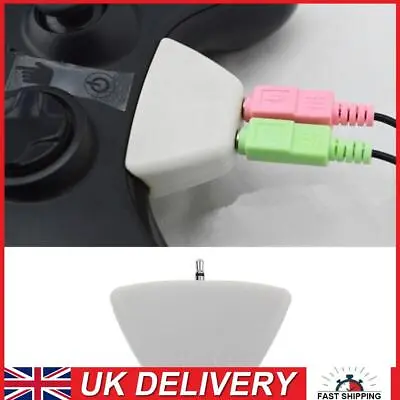 3.5mm Jack Micphone Earphone To 2.5mm Audio Adapter For Xbox 360 (White) • £4.99