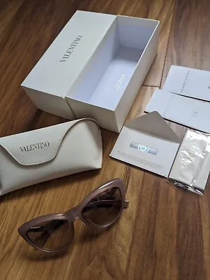 Valentino Rose Crystal Gradient Designer Sunglasses BNWT & Guarantee • £85
