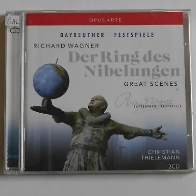 6302 Wagner: Der Ring Cycle Great Scenes Christian Thielemann *EX-LIBRARY* 2x CD • £7.99