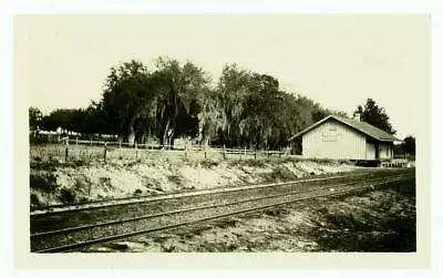 Putnam Hall Florida RAILROAD / TRAIN DEPOT Original 1913 Antique Photo - Rare • £8.10