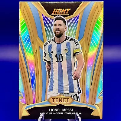 2022 FansMall Light Argentina Team Card Lionel Messi Tenet Silver Barcelona PSG • $49.99