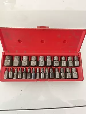 Matco 25 Piece Hexagonal Head Multi Spline Screw Extractor Set • $100