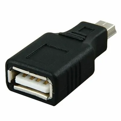 10 X USB A Female To Mini B 5 Pin Male Adapter Converter F/M Free Shipping US • $5.99