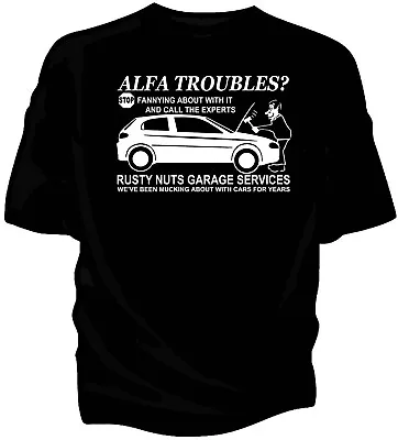 Alfa Romeo 147 'Car Troubles' Humour T-Shirt Tee Shirt • £13.99