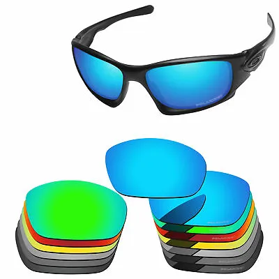 PapaViva POLARIZED ETCHED Replacement Lenses For-Oakley Ten X OO9128 Sunglasses • $59.80