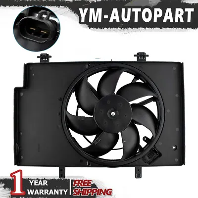 Radiator Cooling Fan Assembly For 2011 2012 2013 2014 2015-2017 Ford Fiesta • $65.45