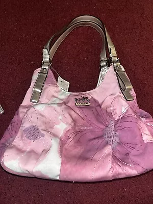 Coach Madison Floral Pattern Maggie Shoulder Bag Watercolor Gorgeous NEW 17014 • $195