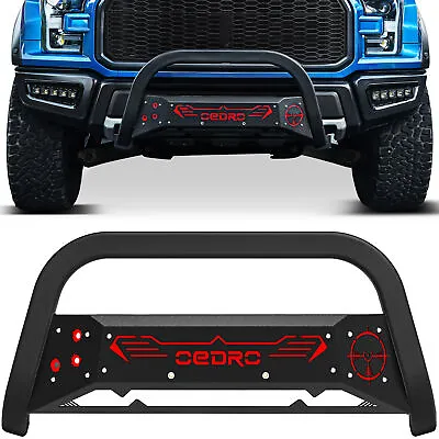 Black Bull Bar Push Front Bumper Grille Guard For 2004–2023 Ford F-150 F150 • $139.89