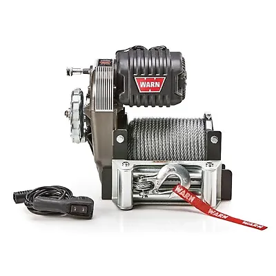 Warn 106170 Universal Stainless 10K M8274 Winch W/ 125 Ft. Steel Rope & Remote • $3059.99