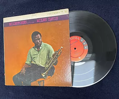 Miles Davis -Milestones ✨ 6- Eye Mono Columbia CL 1193 LP • $90