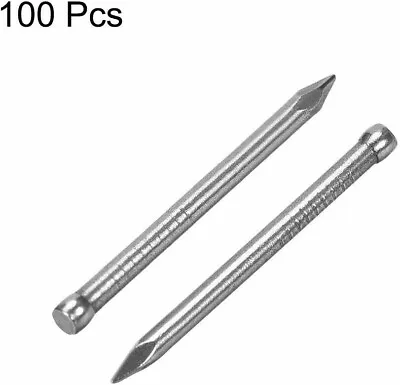 Finishing Top Tools Nails Hand-Drive Hardware Carbon Steel Nail 100pcs • £4.59