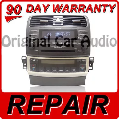 REPAIR ONLY 04 05 06 07 Acura TSX Radio Stereo Receiver 6 Disc Changer CD Player • $179.10