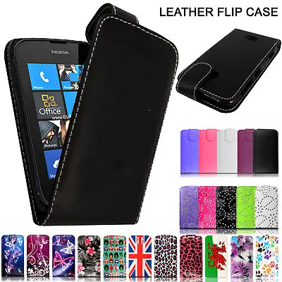 For Nokia Lumia 510 520 620 630 920 435 610 Case Leather Wallet Flip Phone Cover • £2.99