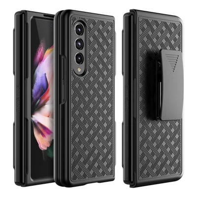 $9.79 • Buy For Samsung Galaxy Z Fold 3/Fold4 5G Belt Clip Holster Case With Kickstand Cover