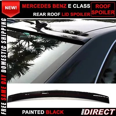 Fits 10-16 Benz E-Class W212 OE Style Window Roof Spoiler Wing Painted #040 ABS • $109.99