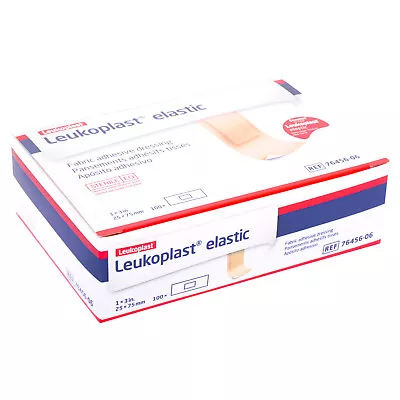 Leukoplast Elastic Adhesive Dressing 1 Inch X 3 Inch Sterile 100 Count • $14.94