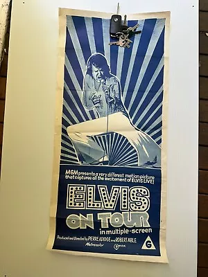 Original Vintage Elvis On Tour Movie Poster! MGM RARE! • $93.50