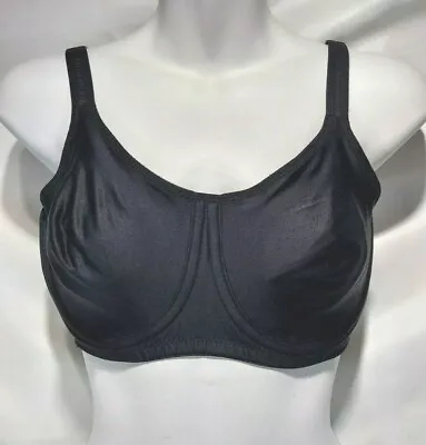 2278-NEW Trulife Naturalwear Lily Seamless Unlined Underwire Bra 4002 Black 38C • $21.95